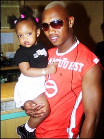 c diouf et sa petite fille kenza